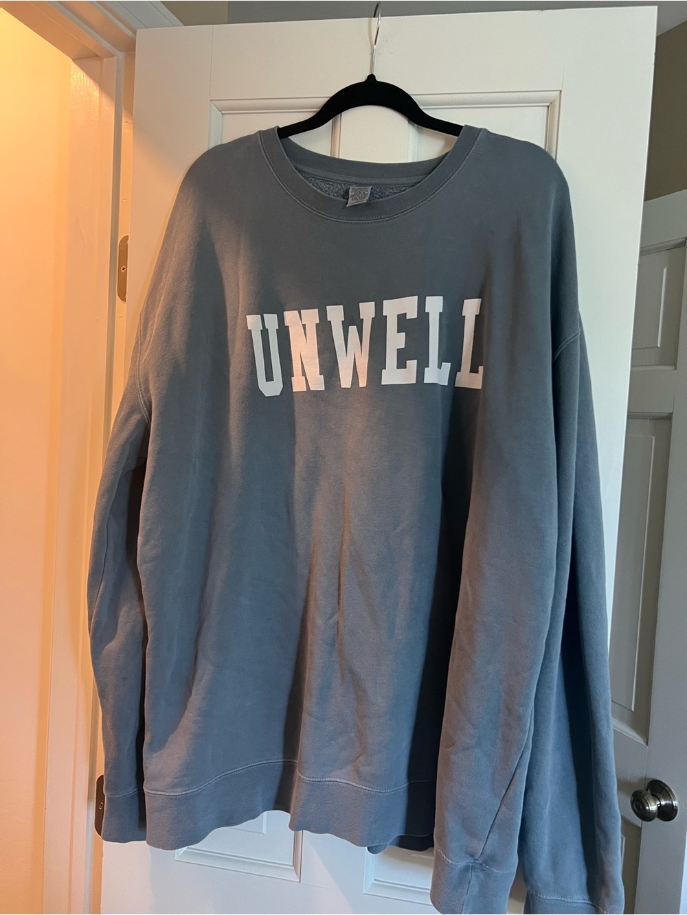 Unwell Slate Blue Crewneck Sweatshirt